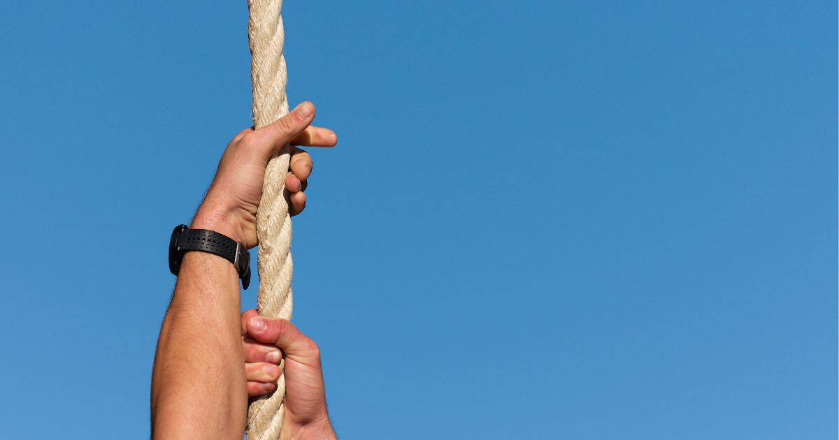 rope-climbing-sport-on-blue-sky