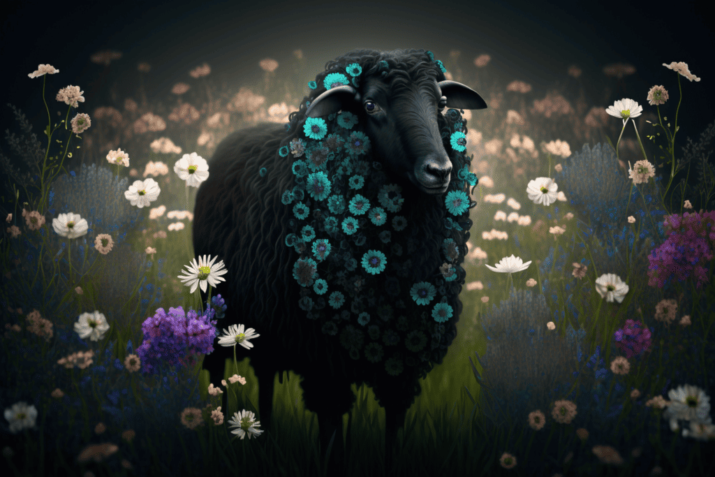 unique black sheep
