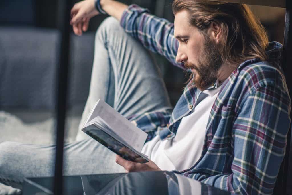 man-reading-book