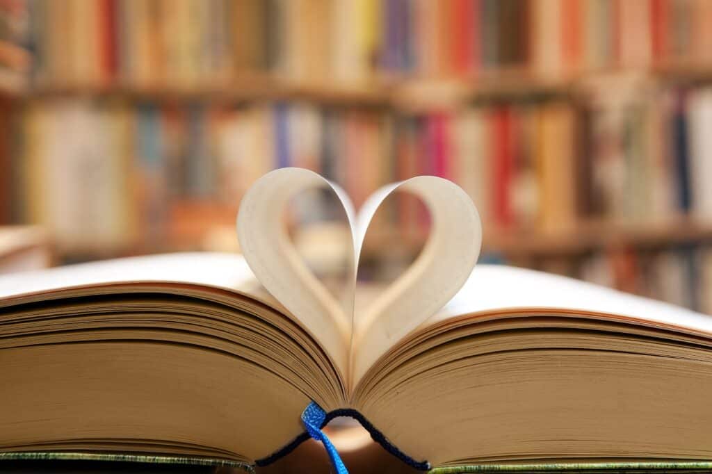 book-page-in-heart-shape