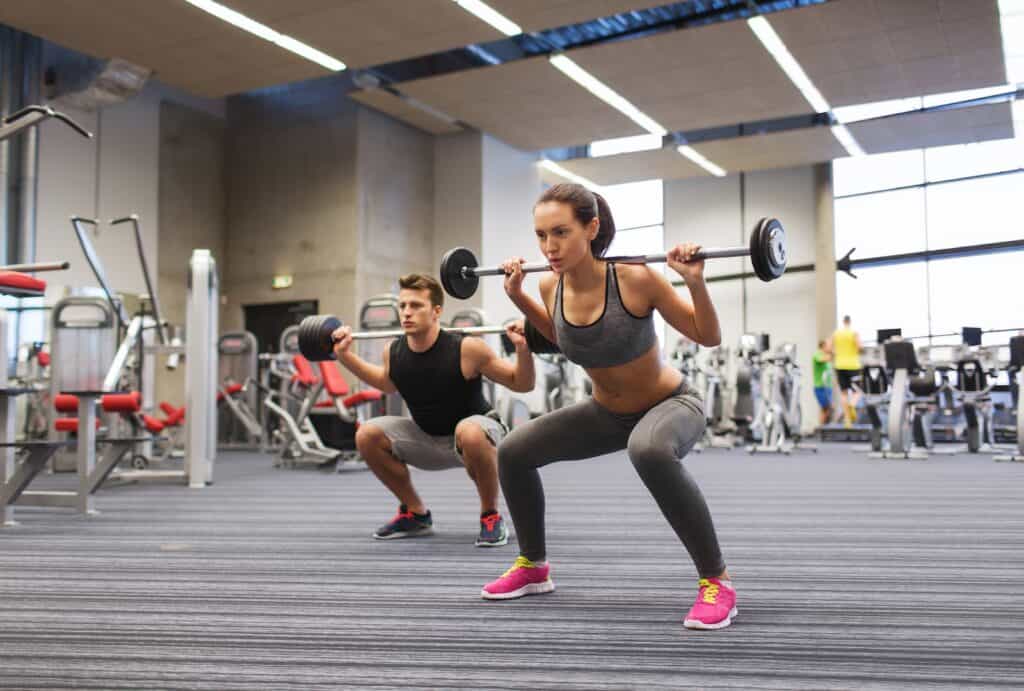 man-and-woman-training