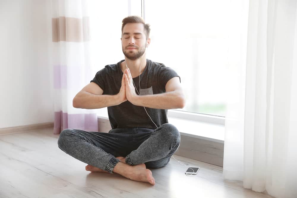 man-meditating