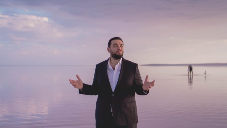 businessman in water