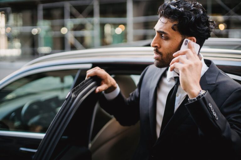 businessman on phone