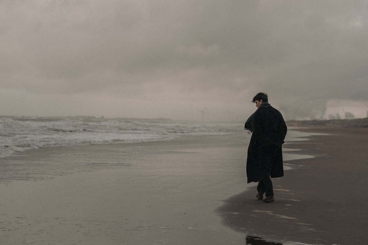 man-alone-beach